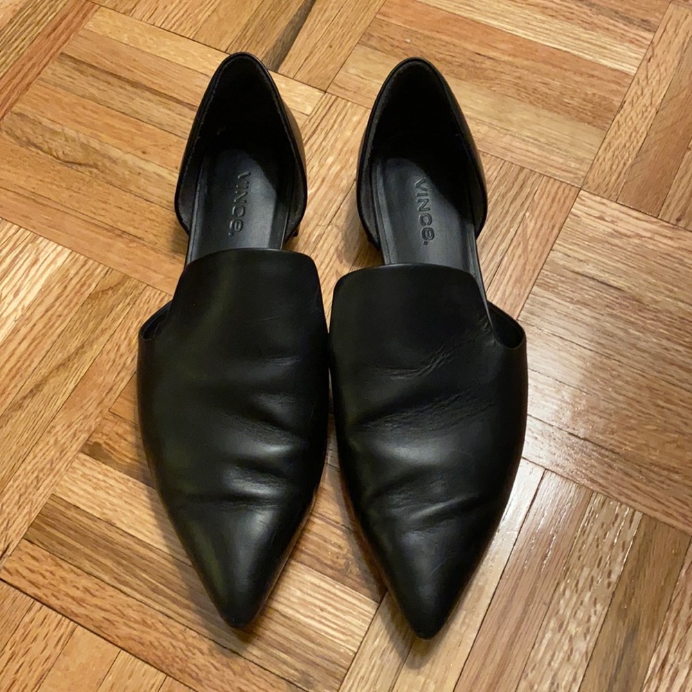 Vince Leather Flats